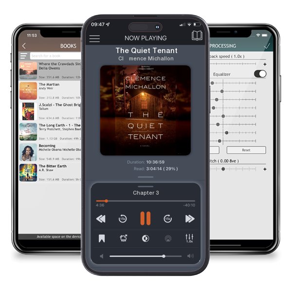Download fo free audiobook The Quiet Tenant by Clémence Michallon and listen anywhere on your iOS devices in the ListenBook app.