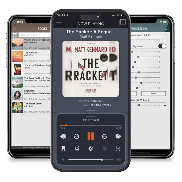 Download fo free audiobook The Racket: A Rogue Reporter Vs the American Empire by Matt Kennard and listen anywhere on your iOS devices in the ListenBook app.