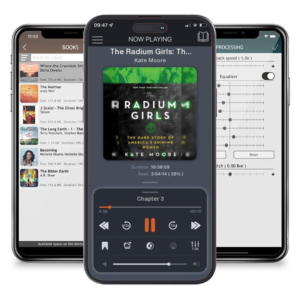 Download fo free audiobook The Radium Girls: The Dark Story of America's Shining Women by Kate Moore and listen anywhere on your iOS devices in the ListenBook app.