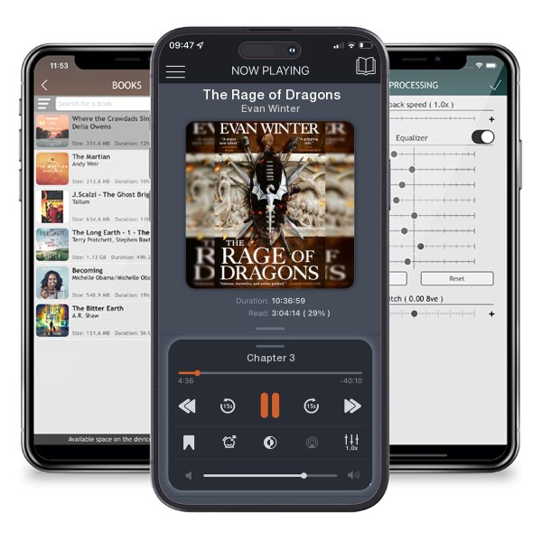 Download fo free audiobook The Rage of Dragons by Evan Winter and listen anywhere on your iOS devices in the ListenBook app.