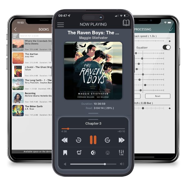 Download fo free audiobook The Raven Boys: The Graphic Novel by Maggie Stiefvater and listen anywhere on your iOS devices in the ListenBook app.