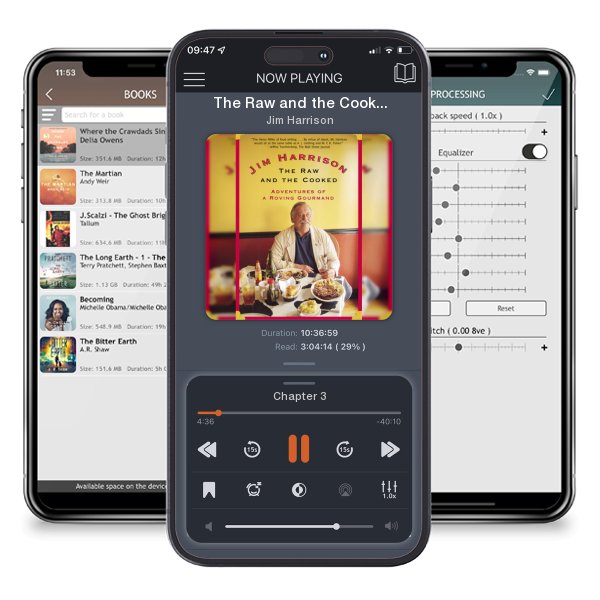 Download fo free audiobook The Raw and the Cooked: Adventures of a Roving Gourmand by Jim Harrison and listen anywhere on your iOS devices in the ListenBook app.