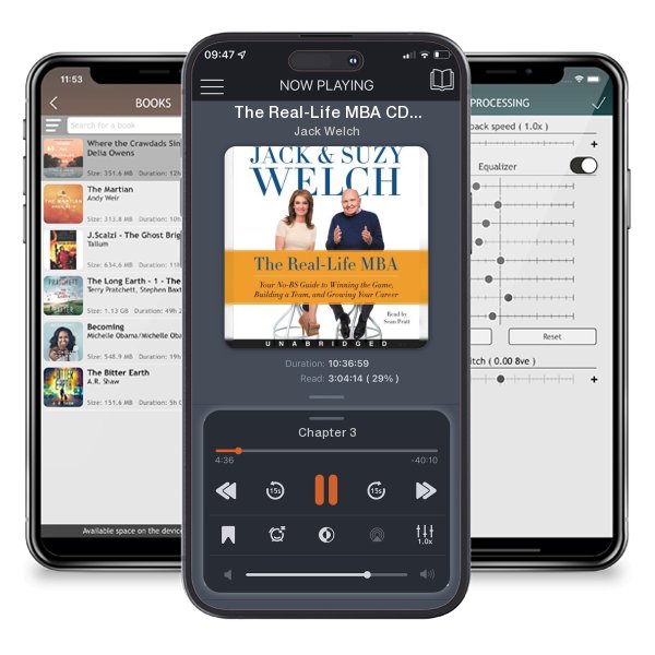 Download fo free audiobook The Real-Life MBA CD: Your No-BS Guide to Winning the Game, Building a Team, and Growing Your Career (CD-Audio) by Jack Welch and listen anywhere on your iOS devices in the ListenBook app.