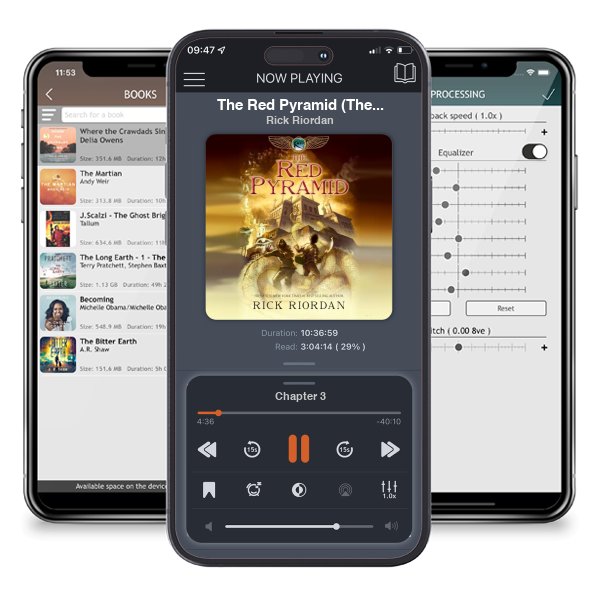 Download fo free audiobook The Red Pyramid (The Kane Chronicles, #1) by Rick Riordan and listen anywhere on your iOS devices in the ListenBook app.