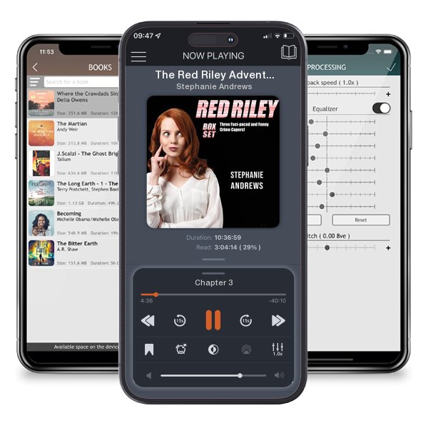 Download fo free audiobook The Red Riley Adventures 1, 2, 3 by Stephanie Andrews and listen anywhere on your iOS devices in the ListenBook app.