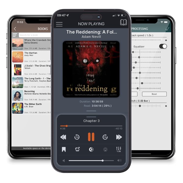 Download fo free audiobook The Reddening: A Folk-Horror Thriller from the Author of The... by Adam Nevill and listen anywhere on your iOS devices in the ListenBook app.
