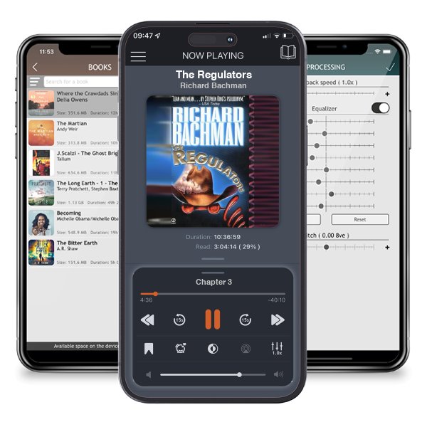Download fo free audiobook The Regulators by Richard Bachman and listen anywhere on your iOS devices in the ListenBook app.