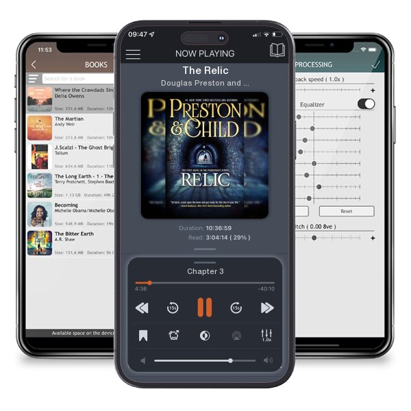 Download fo free audiobook The Relic by Douglas Preston and Lincoln Child and listen anywhere on your iOS devices in the ListenBook app.