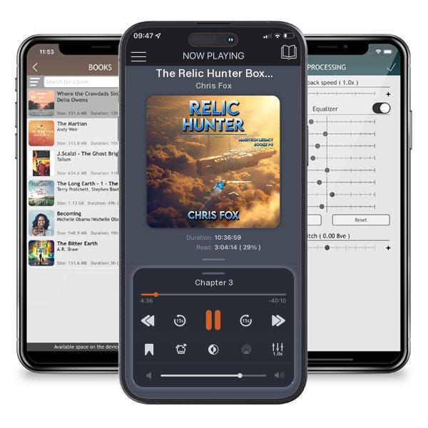 Download fo free audiobook The Relic Hunter Box Set by Chris Fox and listen anywhere on your iOS devices in the ListenBook app.