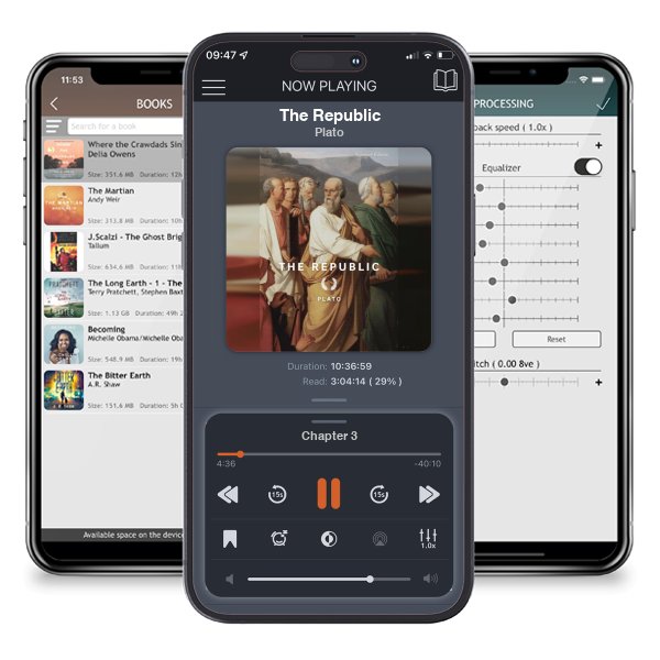 Download fo free audiobook The Republic by Plato and listen anywhere on your iOS devices in the ListenBook app.