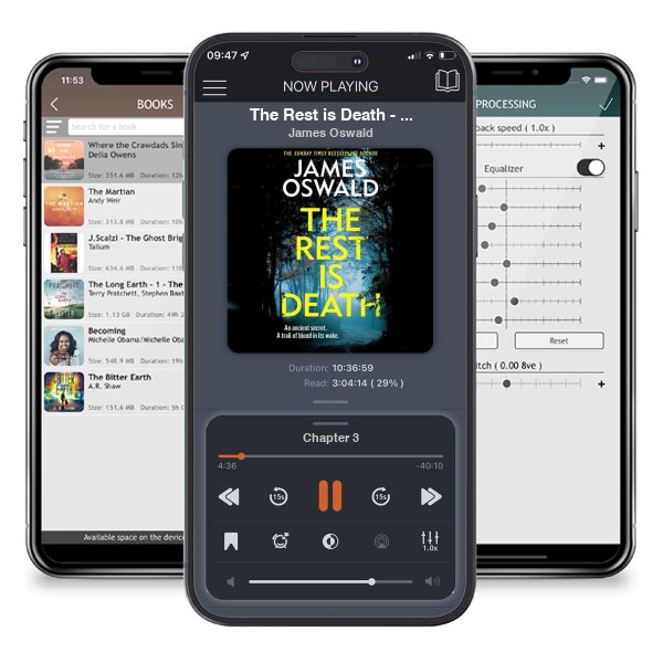 Download fo free audiobook The Rest is Death - The Inspector McLean Series by James Oswald and listen anywhere on your iOS devices in the ListenBook app.