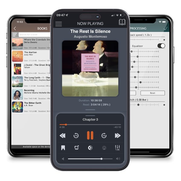 Download fo free audiobook The Rest Is Silence by Augusto Monterroso and listen anywhere on your iOS devices in the ListenBook app.
