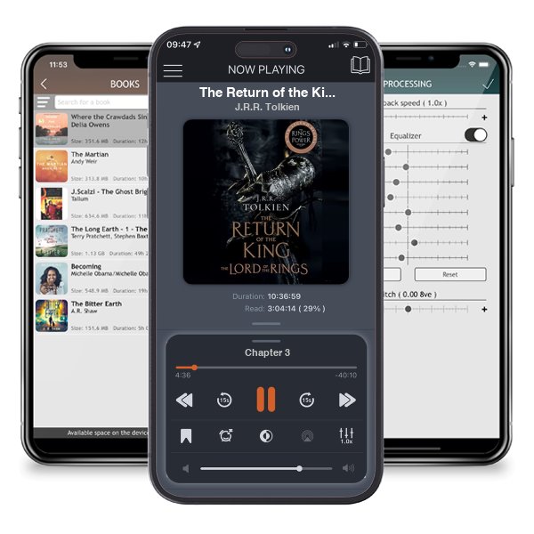 Download fo free audiobook The Return of the King (The Lord of the Rings, #3) by J.R.R. Tolkien and listen anywhere on your iOS devices in the ListenBook app.