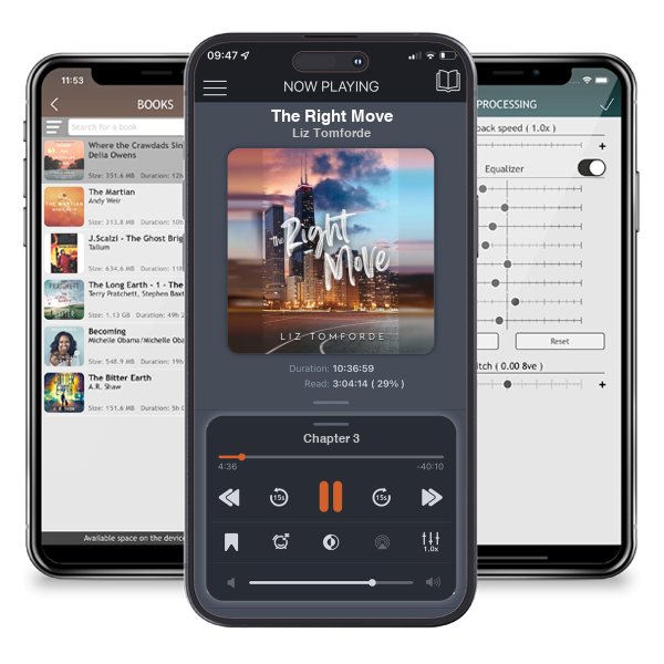 Download fo free audiobook The Right Move by Liz Tomforde and listen anywhere on your iOS devices in the ListenBook app.