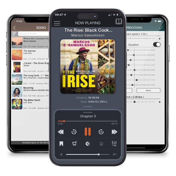 Download fo free audiobook The Rise: Black Cooks and the Soul of American Food: A Cookbook by Marcus Samuelsson and listen anywhere on your iOS devices in the ListenBook app.