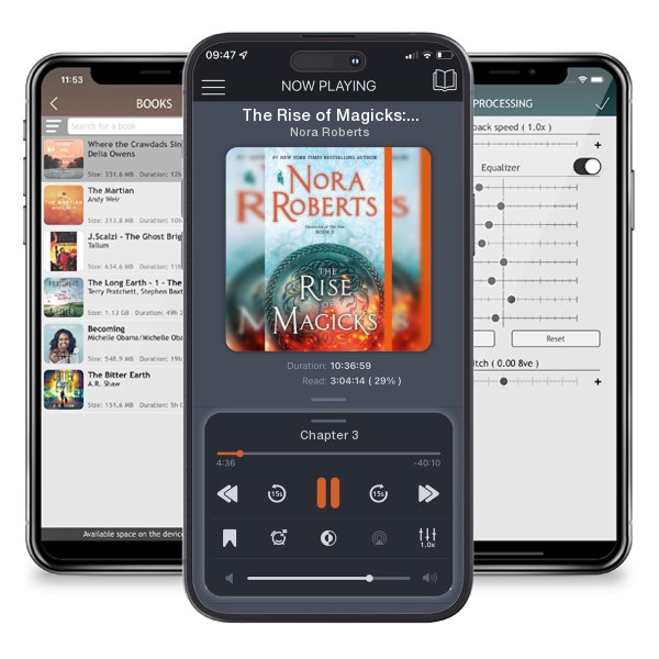 Download fo free audiobook The Rise of Magicks: Chronicles of the One, Book 3 by Nora Roberts and listen anywhere on your iOS devices in the ListenBook app.