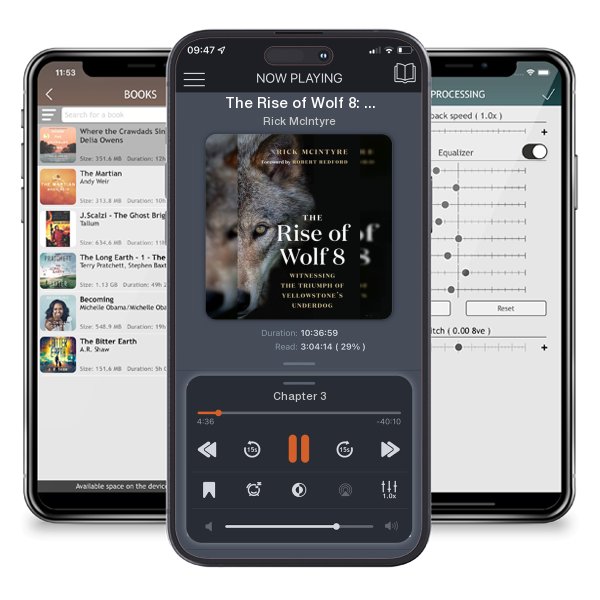 Download fo free audiobook The Rise of Wolf 8: Witnessing the Triumph of Yellowstone's... by Rick McIntyre and listen anywhere on your iOS devices in the ListenBook app.