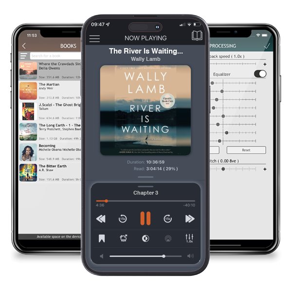 Download fo free audiobook The River Is Waiting (Oprah\'s Book Club) by Wally Lamb and listen anywhere on your iOS devices in the ListenBook app.