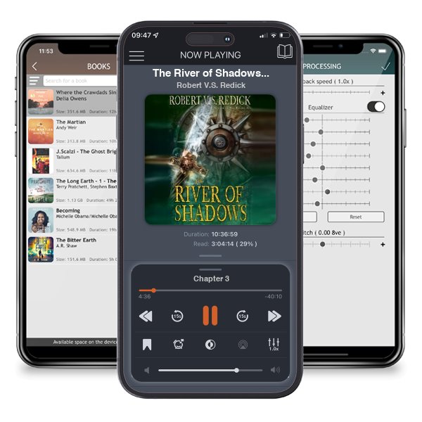 Download fo free audiobook The River of Shadows (The Chathrand Voyage, #3) by Robert V.S. Redick and listen anywhere on your iOS devices in the ListenBook app.