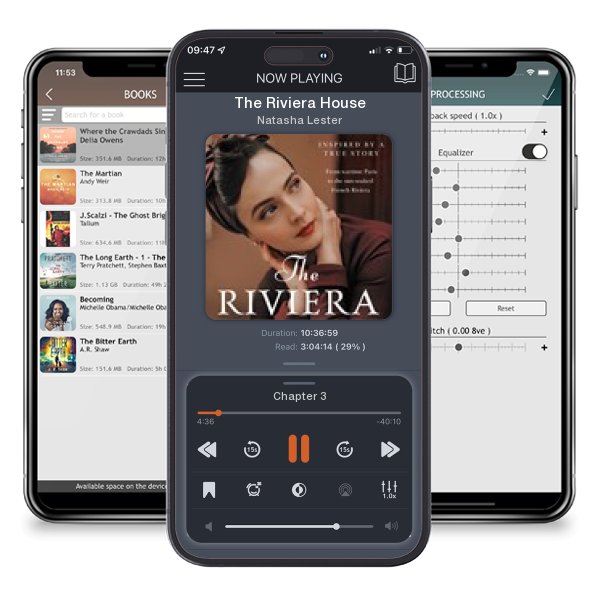 Download fo free audiobook The Riviera House by Natasha Lester and listen anywhere on your iOS devices in the ListenBook app.