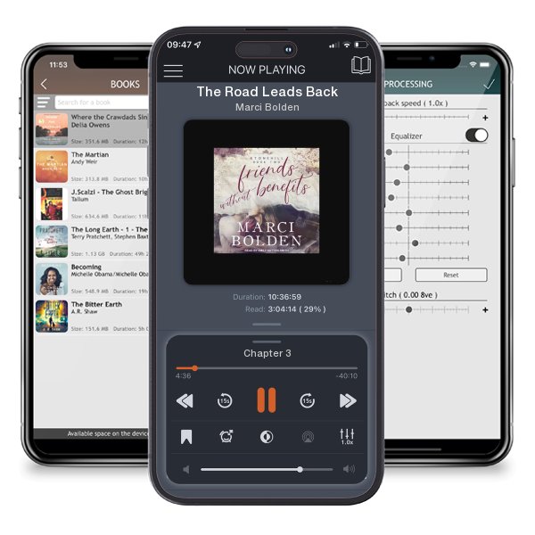 Download fo free audiobook The Road Leads Back by Marci Bolden and listen anywhere on your iOS devices in the ListenBook app.