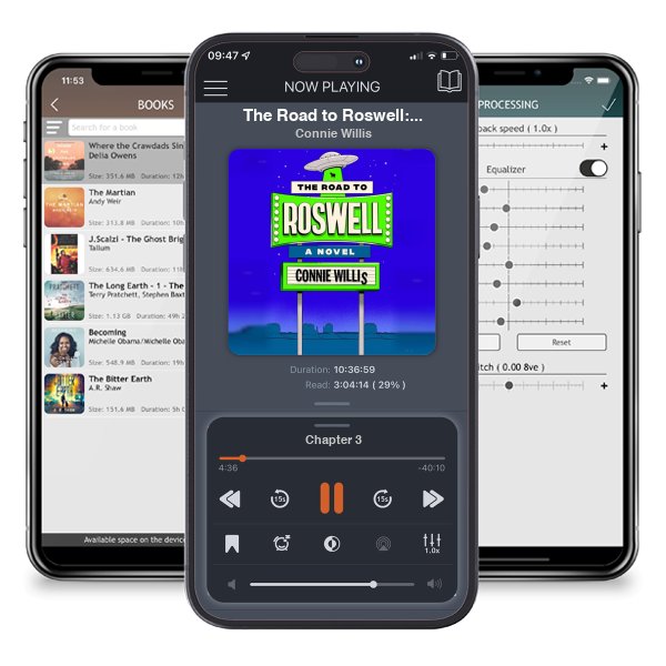 Download fo free audiobook The Road to Roswell: A Novel by Connie Willis and listen anywhere on your iOS devices in the ListenBook app.
