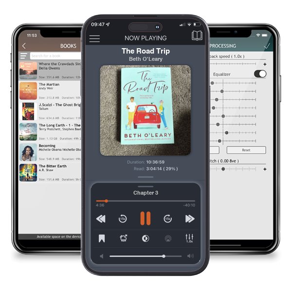 Download fo free audiobook The Road Trip by Beth O'Leary and listen anywhere on your iOS devices in the ListenBook app.