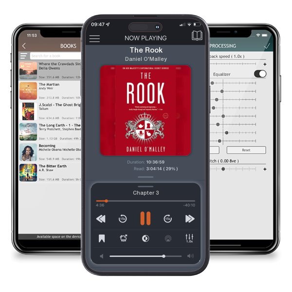 Download fo free audiobook The Rook by Daniel O'Malley and listen anywhere on your iOS devices in the ListenBook app.
