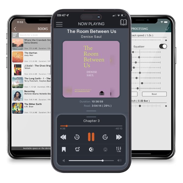 Download fo free audiobook The Room Between Us by Denise Saul and listen anywhere on your iOS devices in the ListenBook app.