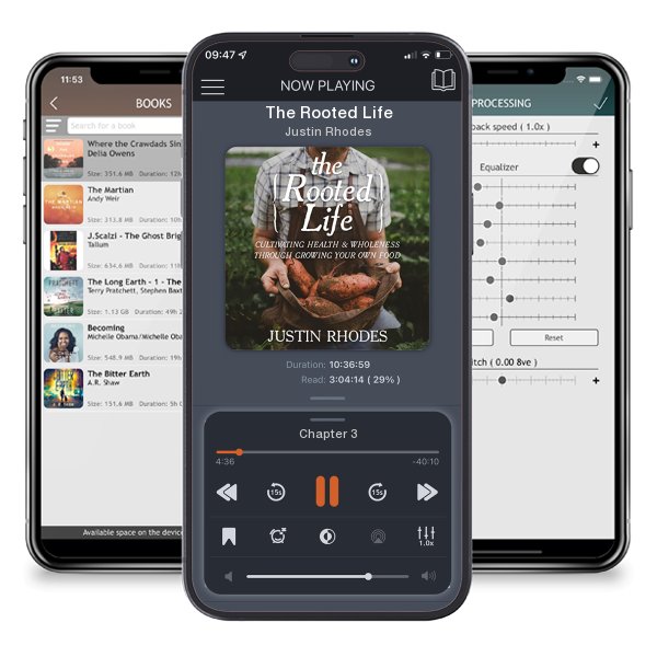 Download fo free audiobook The Rooted Life by Justin Rhodes and listen anywhere on your iOS devices in the ListenBook app.