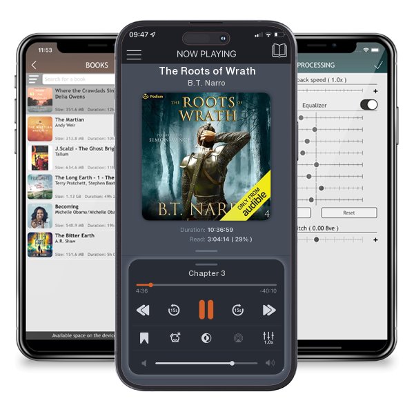 Download fo free audiobook The Roots of Wrath by B.T. Narro and listen anywhere on your iOS devices in the ListenBook app.