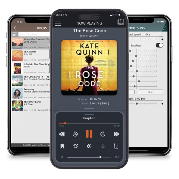 Download fo free audiobook The Rose Code by Kate Quinn and listen anywhere on your iOS devices in the ListenBook app.