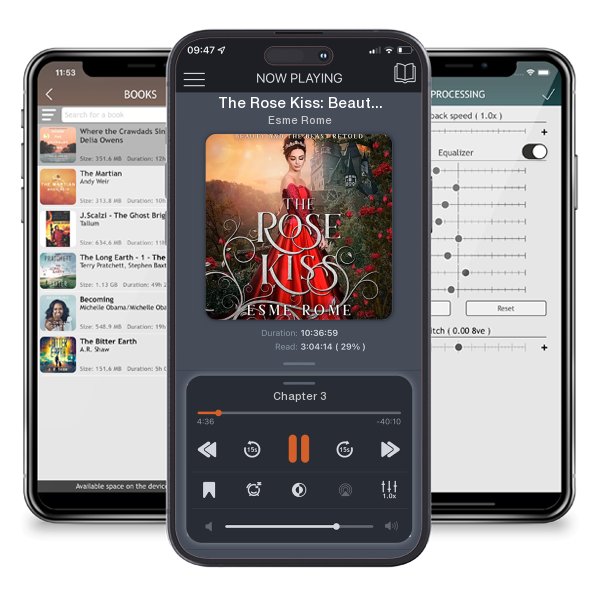 Download fo free audiobook The Rose Kiss: Beauty and the Beast Retold by Esme Rome and listen anywhere on your iOS devices in the ListenBook app.