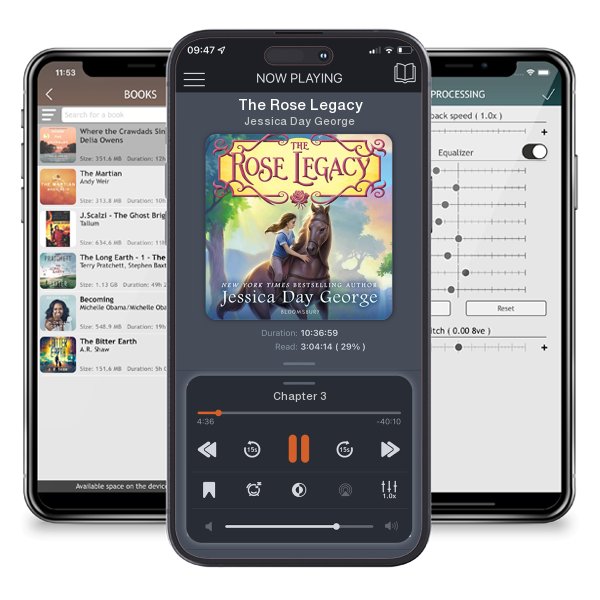 Download fo free audiobook The Rose Legacy by Jessica Day George and listen anywhere on your iOS devices in the ListenBook app.