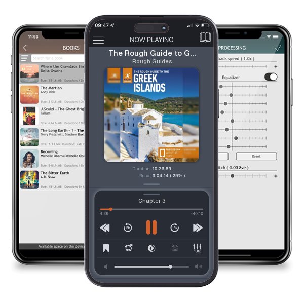 Download fo free audiobook The Rough Guide to Greek Islands (Travel Guide with Free Ebook) by Rough Guides and listen anywhere on your iOS devices in the ListenBook app.