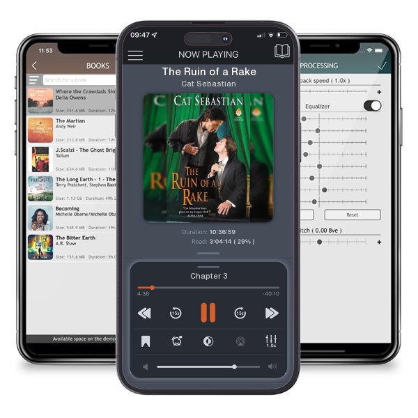 Download fo free audiobook The Ruin of a Rake by Cat Sebastian and listen anywhere on your iOS devices in the ListenBook app.