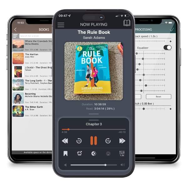 Download fo free audiobook The Rule Book by Sarah Adams and listen anywhere on your iOS devices in the ListenBook app.