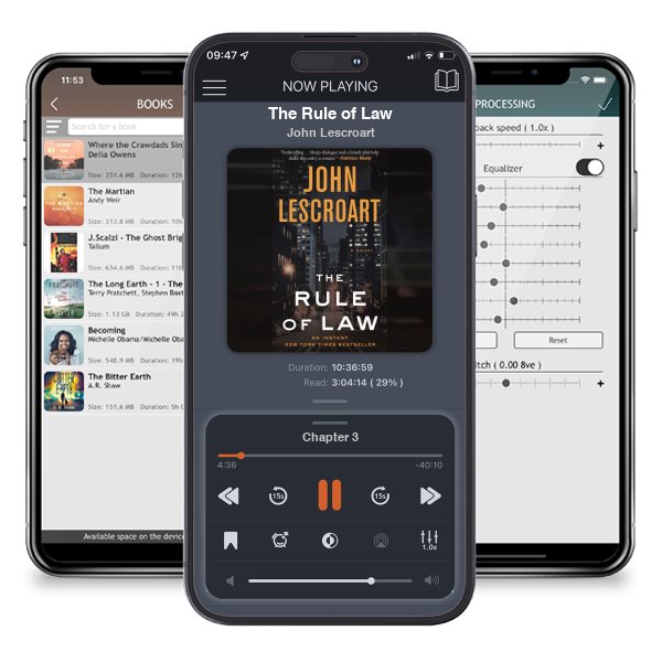Download fo free audiobook The Rule of Law by John Lescroart and listen anywhere on your iOS devices in the ListenBook app.