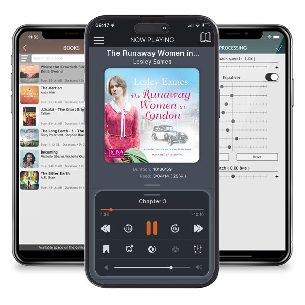 Download fo free audiobook The Runaway Women in London by Lesley Eames and listen anywhere on your iOS devices in the ListenBook app.