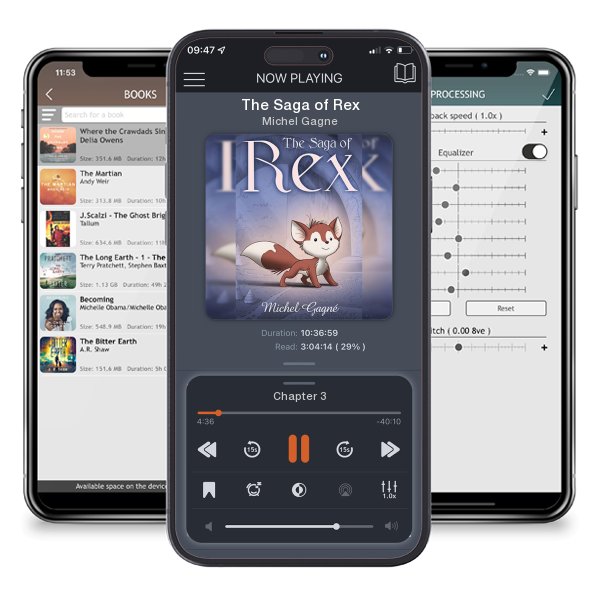 Download fo free audiobook The Saga of Rex by Michel Gagne and listen anywhere on your iOS devices in the ListenBook app.