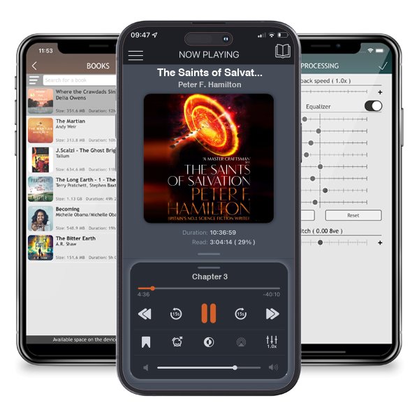 Download fo free audiobook The Saints of Salvation by Peter F. Hamilton and listen anywhere on your iOS devices in the ListenBook app.