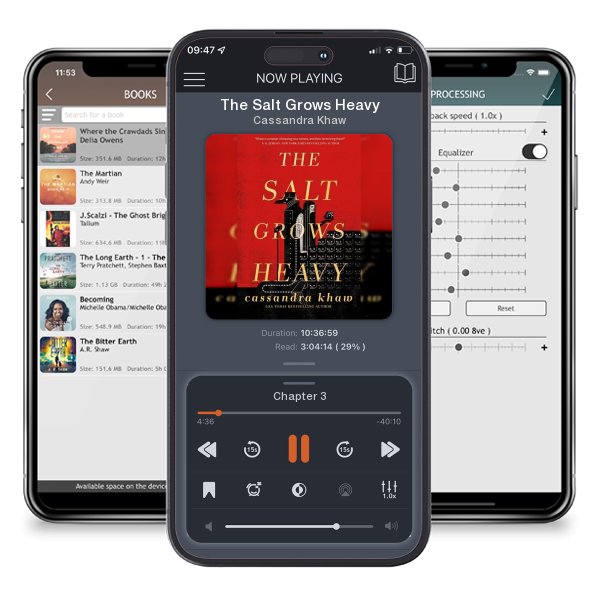 Download fo free audiobook The Salt Grows Heavy by Cassandra Khaw and listen anywhere on your iOS devices in the ListenBook app.