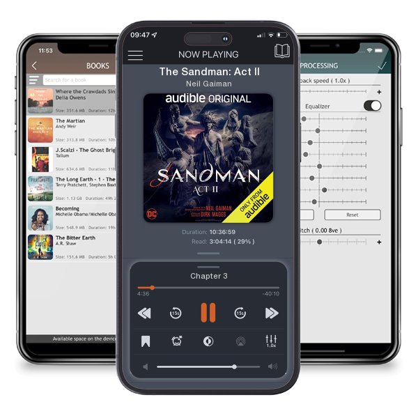 Download fo free audiobook The Sandman: Act II by Neil Gaiman and listen anywhere on your iOS devices in the ListenBook app.