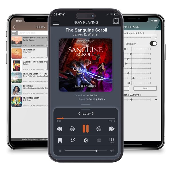 Download fo free audiobook The Sanguine Scroll by James E. Wisher and listen anywhere on your iOS devices in the ListenBook app.