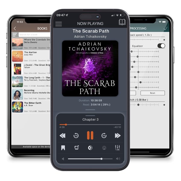 Download fo free audiobook The Scarab Path by Adrian Tchaikovsky and listen anywhere on your iOS devices in the ListenBook app.