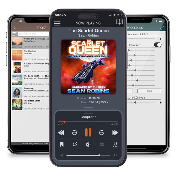Download fo free audiobook The Scarlet Queen by Sean Robins and listen anywhere on your iOS devices in the ListenBook app.