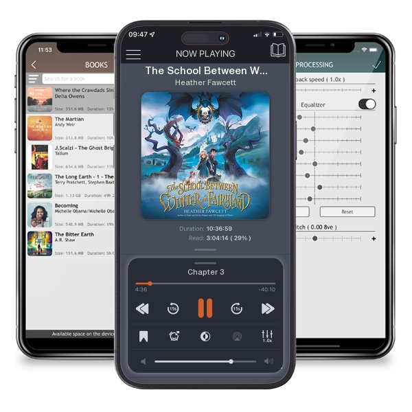 Download fo free audiobook The School Between Winter and Fairyland by Heather Fawcett and listen anywhere on your iOS devices in the ListenBook app.