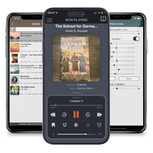 Download fo free audiobook The School for German Brides by Aimie K. Runyan and listen anywhere on your iOS devices in the ListenBook app.