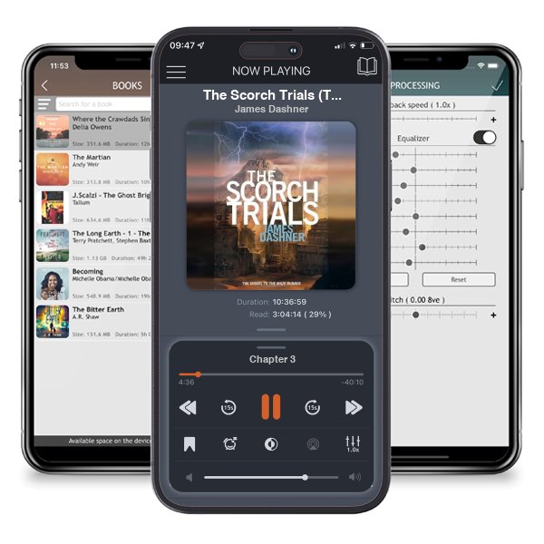 Download fo free audiobook The Scorch Trials (The Maze Runner, #2) by James Dashner and listen anywhere on your iOS devices in the ListenBook app.