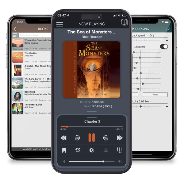 Download fo free audiobook The Sea of Monsters (Percy Jackson and the Olympians, #2) by Rick Riordan and listen anywhere on your iOS devices in the ListenBook app.